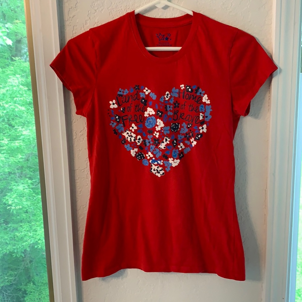 ☀️4/$15 ☀️ Girls tshirt size 14/16 worn 1 time EUC